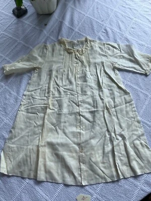 Vestido bebé batista algodón anit cosido a mano como se encuentra 20" largo como es agujero pasador Foto 1 de 4