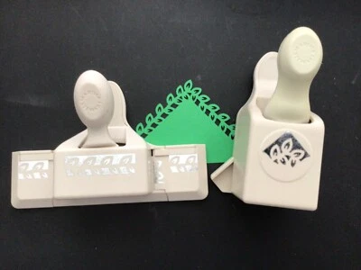 Martha Stewart Matching set - Laurel Leaf Corner Border Card Craft Punches CRISP - Image 1 of 3