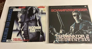 Terminator 2: Judgment Day Laserdisc + Maximum Risk( VanDamme) - Picture 1 of 5