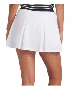 PUMA Women's 16" Club Pleated Golf/Tennis Skirt Sz Large Navy/White - Picture 1 of 4