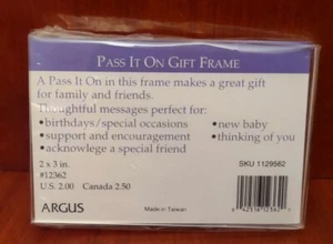 ARGUS 2x3 INCH MAGNET SLIDE IN PHOTO FRAME / HOLDER - Bild 1 von 2