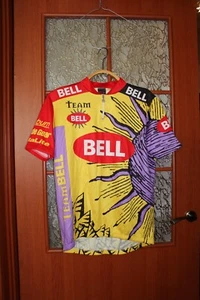 Vintage BELL Team Giordana Cycling jersey shirt - size XXL (6-54) - Picture 1 of 6