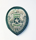 Vintage Embroidered School Safety Officer Uniform Eagle Badge Shield Patch NOS