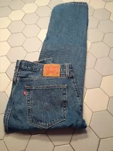 Levi's 505 Stonewash Men's Denim Jeans Waist 36" x Length 32" - Picture 1 of 5