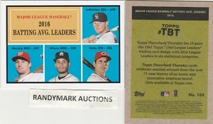 Mark Trumbo Nelson Cruz Dozier Encarnacion TOPPS 2016 THROWBACK TBT 103 SP 374 - Picture 1 of 3