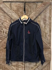 Red Sox Womens Golf Jacket Navy Large - Picture 1 of 5