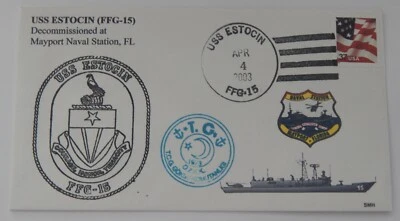 USS Estocin (FFG- 5) April 4 2003 decommissioned - Image 1 of 2