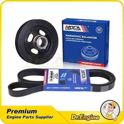 Cinturón Harmonic Balancer Serpentine apto para Jeep Compass Renegade y Fiat 500X 2.4L Foto 1 de 4