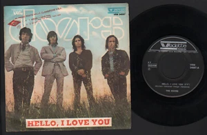 7" DOORS HELLO I LOVE YOU / LOVE STREET ITALY 1969 VEDETTE JIM MORRISON KREIGER - Picture 1 of 1