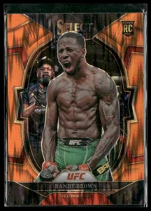 Panini Select UFC #81 2023 Randy Brown Orange Flash Prizms - Imagen 1 de 2