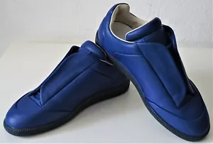 MAISON MARGIELA Future Low-Top Sneakers Herren Schuhe Blau Leder Gr.39,5 NEU - Bild 1 von 12