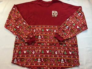 Disney Parks WDW Spirit Jersey Christmas Holiday Treats rot Mickey Sprinkles XXL - Bild 1 von 16