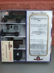 Oxford Diecast Battle of Britain Set - 4 Commercial Vehicles BOXED - Picture 1 of 2