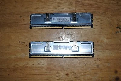 Nanya Desktop Memory 4GB 2x2GB 2RX8 PC2-6400U DDR2-800 Matched set low density - Image 1 of 3