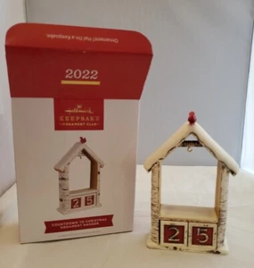 2022 Hallmark Keepsake Ornament Club Countdown to Christmas Advent Hanger - New - Picture 1 of 8