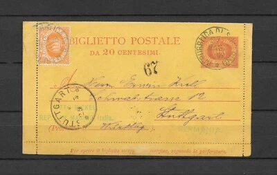 San Marino 1892.- Tarjeta Postal-Escasa y rara - Imagen 1 de 4
