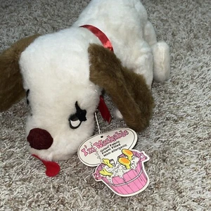 Vtg 15” Rushton Georgia Stuffed Brown Dog Hound Puppy Plush Red Ribbon With Tag - Picture 1 of 11