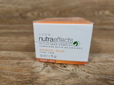 Avon Nutraeffects Active Seed Complex Radiance Cream Night 1,7 fl oz NUEVO EN CAJA RETIRADO Foto 1 de 4