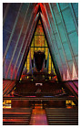 Colorado Springs CO Air Force Academy Protestant Cadet Chapel Organ Postcard