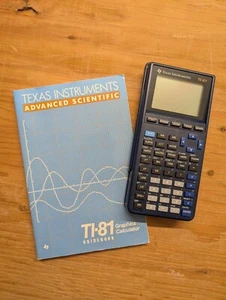 Texas Instruments TI-81 Advanced Scientific Graphics Calculator with Guide Book - Picture 1 of 10
