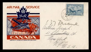 DR WHO 1943 CANADÁ STAEHLE ENTREGA ESPECIAL CORREO AÉREO m21458 - Imagen 1 de 2