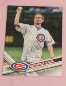 ANTHONY RAPP 2017 TOPPS FIRST PITCH #FP-33 CHICAGO CUBS ACTOR