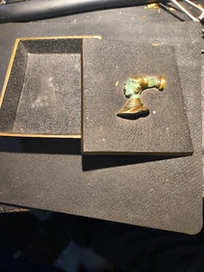 Ancient Roman Greek Egyptian cast iron box - Picture 1 of 2