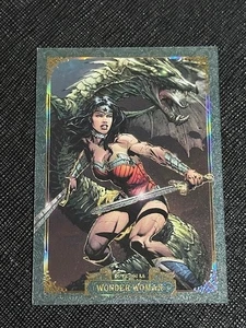 2025 China Kayou DC Batman Wonder Woman Style Foil Insert Card - Bild 1 von 2
