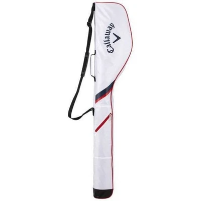 Callaway Golf Carry Caddy Bag Club Case 25 JM colore bianco navy rosso logo s... - Immagine 1 di 2
