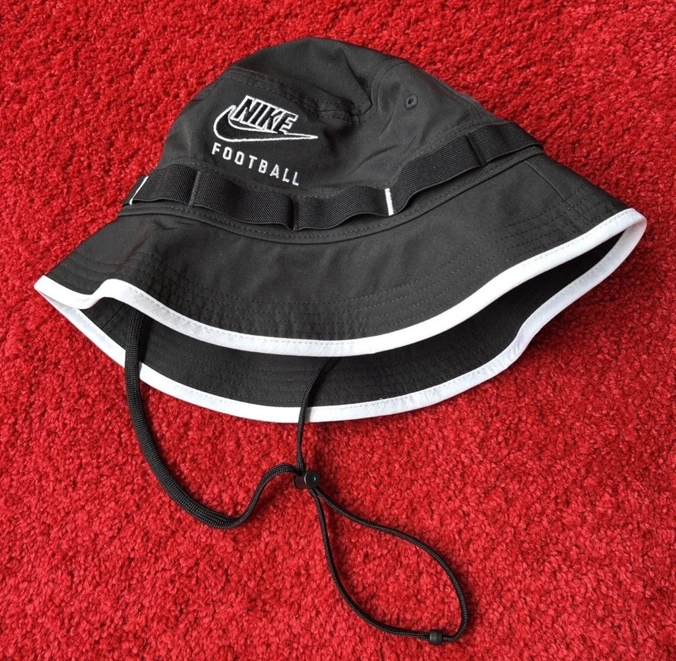 Nike Apex On Field Sideline OREO Football Boonie Bucket Hat Sz M C13299 RARE