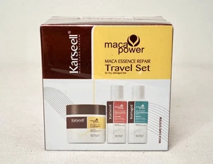 Karseell Maca Power Essence Reparación Volumen Colágeno Cuidado Sistema de Viaje Cabello Seco - Imagen 1 de 7