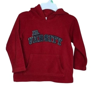 Wonder kids Jr varsity fleece kids hoodie 4T red    - Picture 1 of 7