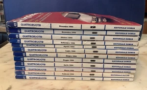 QUATTRORUOTE RIVISTA AUTOMOBILI ANNATA COMPLETA 1990 DOMUS auto - Picture 1 of 9