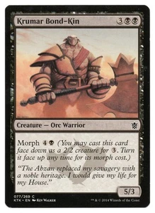 MTG Krumar Bond-Kin | #77 Khans of Tarkir | English - Picture 1 of 2