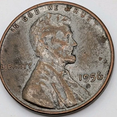 Centavo Lincoln Wheat 1956 - D/D - U63 Foto 1 de 4