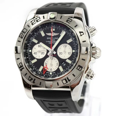 Breitling Chronomat GMT AB0413 47MM Black Dial Stainless Steel Travel Box - Image 1 of 4