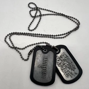 Collar Battlefield 4 etiquetas de perro de metal mercancía de juego coleccionable - Imagen 1 de 3