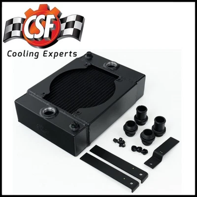 CSF KING Enfriador Arrastre Carrera/Tuck Aluminio 2 Filas Radiador con Ventilador Spal de 9" UNIVERSAL Foto 1 de 4
