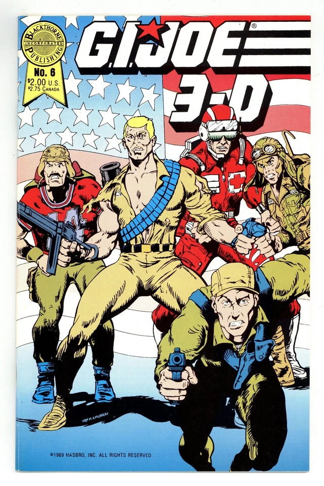 GI Joe 3-D #6 FN+ 6.5 1989 - Image 1 of 1