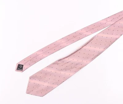 Valentino Men's Pink Silk Polka Dot Tie - Image 1 of 4