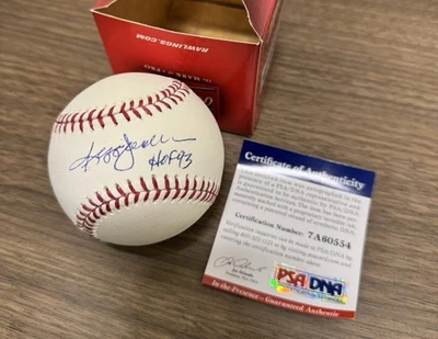 Reggie Jackson HOF 93 Signed Auto Baseball PSA/DNA Certified Autograph - Image 1 of 4