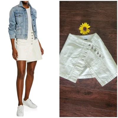 CURRENT ELLIOTT THE LOVE A-LINE COTTON DENIM SKIRT WASH OUT Size23 - Image 1 of 4