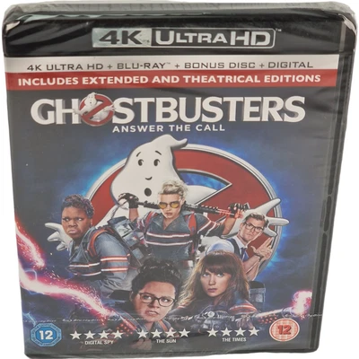Ghostbusters: Answer The Call 4K Ultra HD + Blu-Ray Paul Feig 2016 Region Free - Image 1 of 4