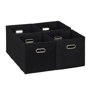 Aufbewahrungsbox 4x Faltkiste 30x30x30cm Schrankbox faltbar Stoffbox Regalbox - Bild 1 von 54