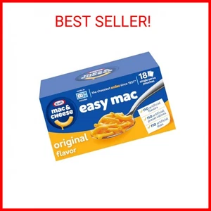 Kraft Easy Mac Original Mac & Cheese Macaroni and Cheese Dinner Microwavable Din - Picture 1 of 2