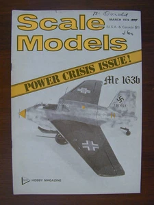 SCALE MODELS MAGAZINE MARCH 1974 - Picture 1 of 1
