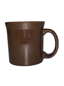 Homer Laughlin FIESTA CHOCOLATE Brown 12 Oz Java Mug D Handle - Picture 1 of 4