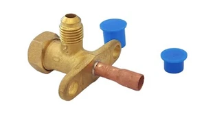 RUBINETTO VALVOLA TRE VIE 1/4 SAE CLIMATIZZATORE UNITA' ESTERNA - Imagen 1 de 1