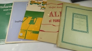 Vintage Sheet Music LOT OF 5 Books For PIANO Easy Solos USED BUT GREAT VINTAGE - Picture 1 of 6