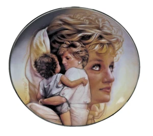 Franklin Mint Diana, Princess of Wales QUEEN OF COMPASSION Plate #HB2690 - Picture 1 of 3